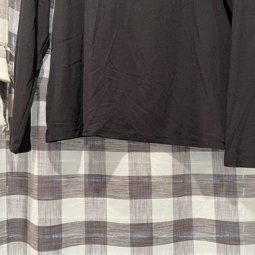 Nine West Soft Spun Black Top - Picture 3 of 5